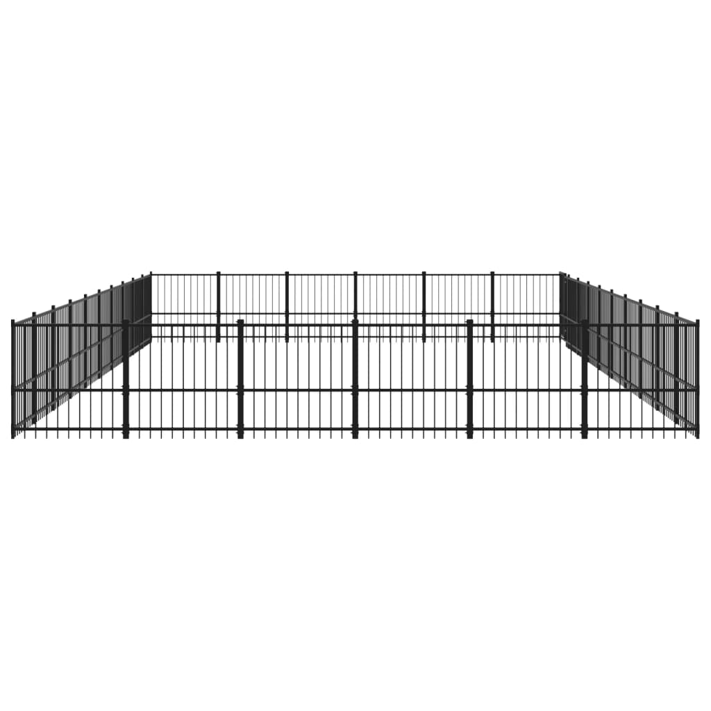 Gabbia per Cani da Esterno in Acciaio 56,45 m² 3124647