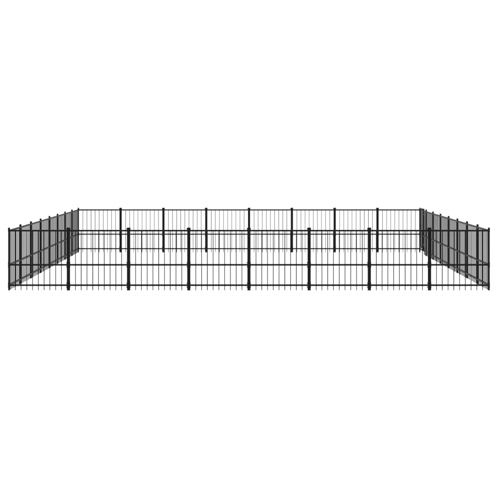 Gabbia per Cani da Esterno in Acciaio 60,22 m² 3124656
