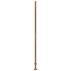 Cancello da Giardino 105x205 cm Acciaio Corten Design Quadrato 153201