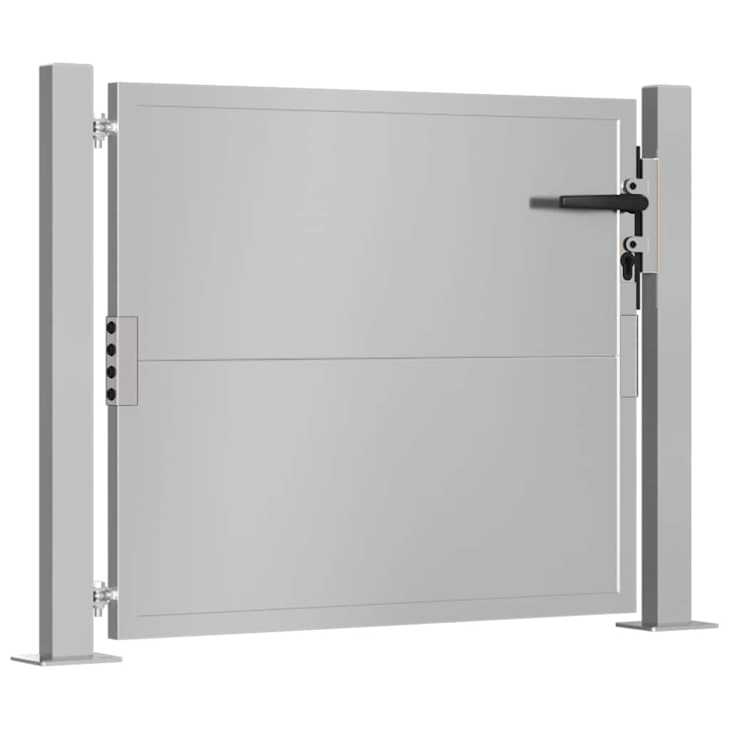 Cancello da Giardino 105x80 cm in Acciaio Corten