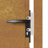 Cancello da Giardino 105x80 cm in Acciaio Corten 153202