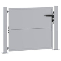 Cancello da Giardino 105x105 cm in Acciaio Corten 153203