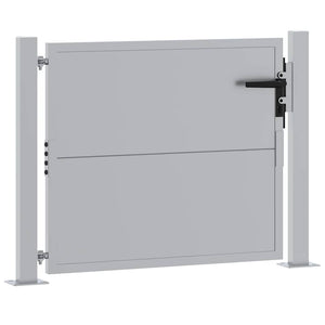 Cancello da Giardino 105x105 cm in Acciaio Corten 153203