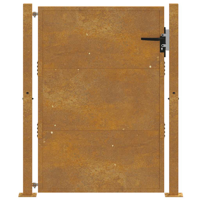 Cancello da Giardino 105x130 cm in Acciaio Cortencod mxl 104630