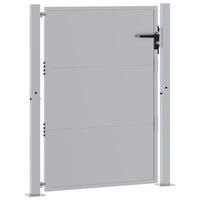 Cancello da Giardino 105x130 cm in Acciaio Corten 153204