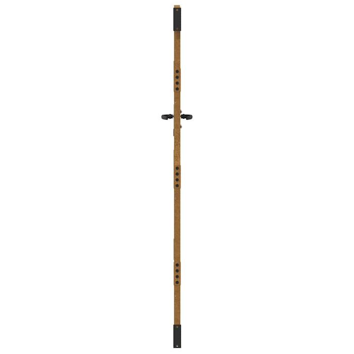 Cancello da Giardino 85x200 cm in Acciaio Corten Design Erba