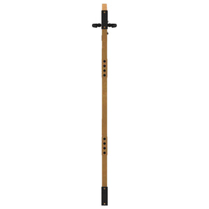 Cancello da Giardino 85x150 cm in Acciaio Corten Design Bambù 153235