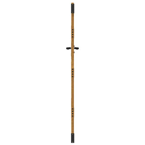 Cancello da Giardino 85x175 cm in Acciaio Corten Design Bambù 153236