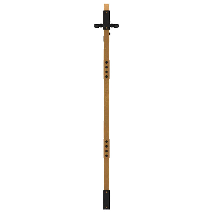 Cancello da Giardino 85x150 cm Acciaio Corten Design Quadrato 153247