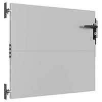 Cancello da Giardino 85x75 cm in Acciaio Corten 153256