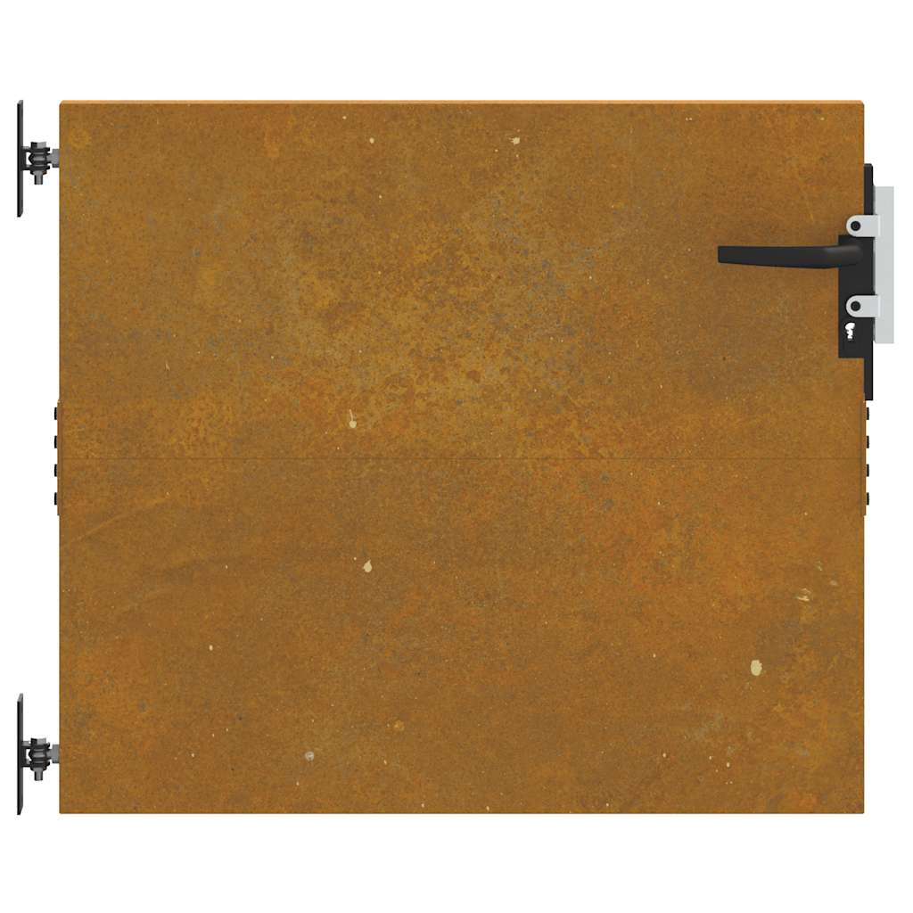 Cancello da Giardino 85x100 cm in Acciaio Cortencod mxl 128679