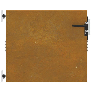 Cancello da Giardino 85x100 cm in Acciaio Cortencod mxl 128679