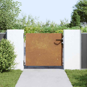 Cancello da Giardino 85x100 cm in Acciaio Cortencod mxl 128679