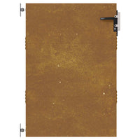 Cancello da Giardino 85x125 cm in Acciaio Corten 153258