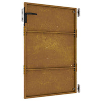 Cancello da giardino-Porta da giardino 85x125 cm in Acciaio Corten