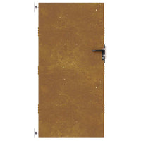 Cancello da Giardino 85x175 cm in Acciaio Corten 153260