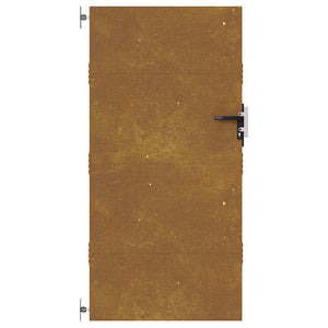 Cancello da Giardino 85x175 cm in Acciaio Corten 153260