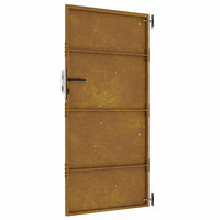 Cancello da Giardino 85x175 cm in Acciaio Corten 153260