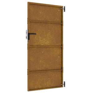 Cancello da Giardino 85x175 cm in Acciaio Corten 153260