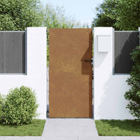 Cancello da Giardino 85x175 cm in Acciaio Cortencod mxl 127036