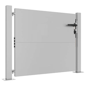 Cancello da Giardino 105x80 cm in Acciaio Corten 153262