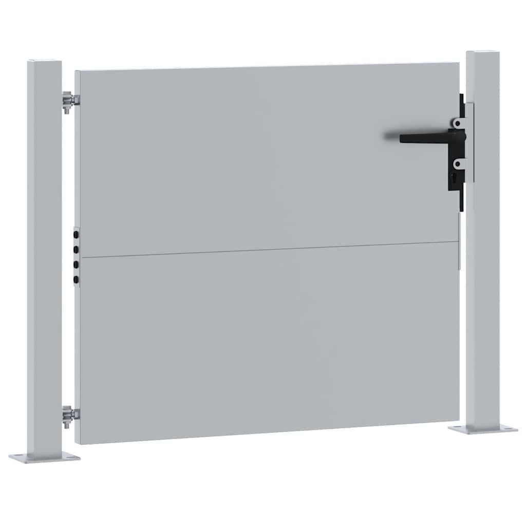 Cancello da Giardino 105x105 cm in Acciaio Corten