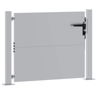 Cancello da Giardino 105x105 cm in Acciaio Corten