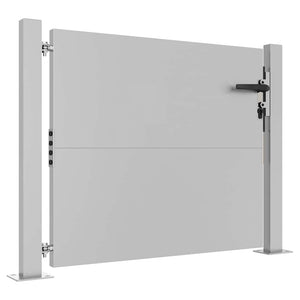 Cancello da Giardino 105x105 cm in Acciaio Corten 153263