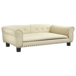 Lettino per Cani Crema 95x55x30 cm in Similpelle 171818
