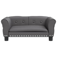 Lettino per Cani Grigio 70x45x30 cm in Similpellecod mxl 71179