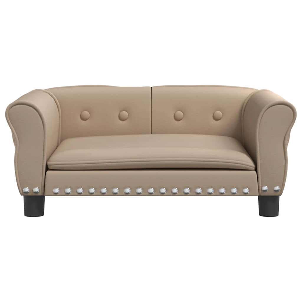 Lettino per Cani Cappuccino 70x45x30 cm in Similpellecod mxl 95221