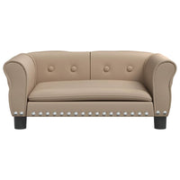 Lettino per Cani Cappuccino 70x45x30 cm in Similpellecod mxl 95221