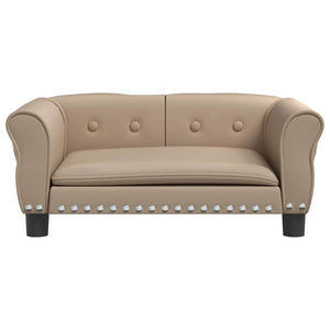 Lettino per Cani Cappuccino 70x45x30 cm in Similpelle 171835