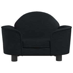 Cuccia per cani comodo divano 66 x 40 x 45 cm velluto nero 02_0042781