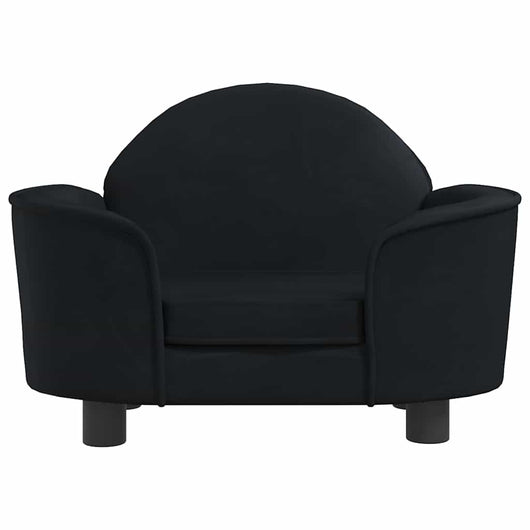 Cuccia per cani comodo divano 66 x 40 x 45 cm velluto nero 02_0042781