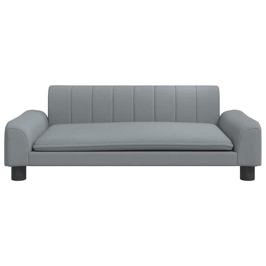 Cuccia per cani comodo divano leggero 90 x 53 x 30 cm tessuto grigio 02_0043124