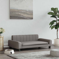 Lettino per Cani Tortora 90x53x30 cm in Tessuto