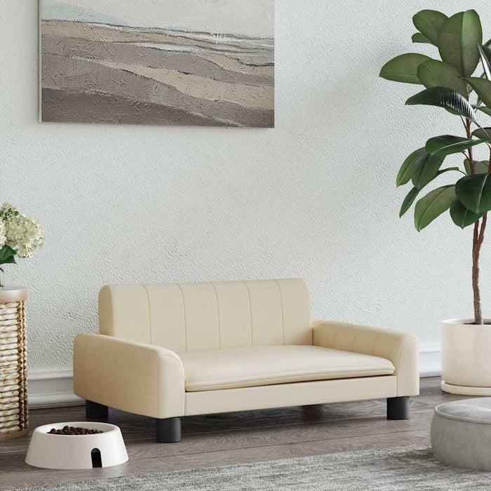 Lettino per Cani Crema 70x45x30 cm in Tessutocod mxl 71181