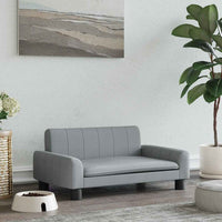 Lettino per Cani Grigio Chiaro 70x45x30 cm in Tessutocod mxl 119163