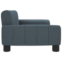 Letto per cani cestino divano comodo scuro 70 x 45 x 30 cm tessuto grigio 02_0043170