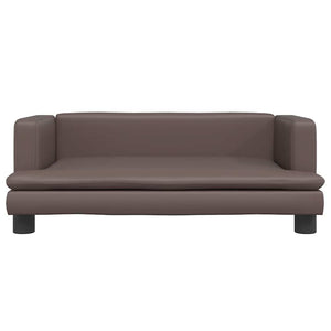 Lettino per Cani Marrone 80x45x30 cm in Similpelle 171903