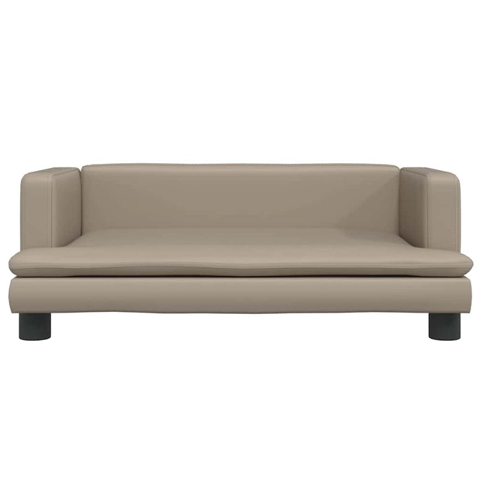 Lettino per Cani Cappuccino 80x45x30 cm in Similpelle 171905