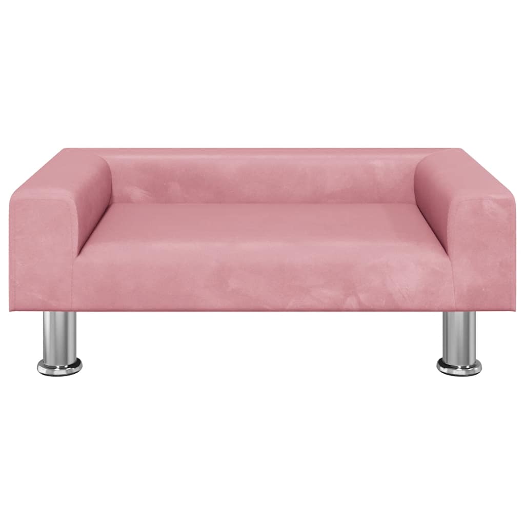 Lettino per Cani Rosa 70x45x26,5 cm in Vellutocod mxl 119173