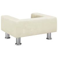 Cuccia per cani comodo divano 50 x 40 x 26,5 cm velluto crema 02_0042665