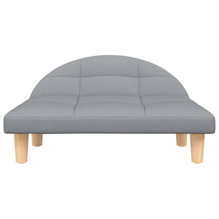 Lettino per Cani Grigio Chiaro 70x52x30 cm in Tessutocod mxl 71191