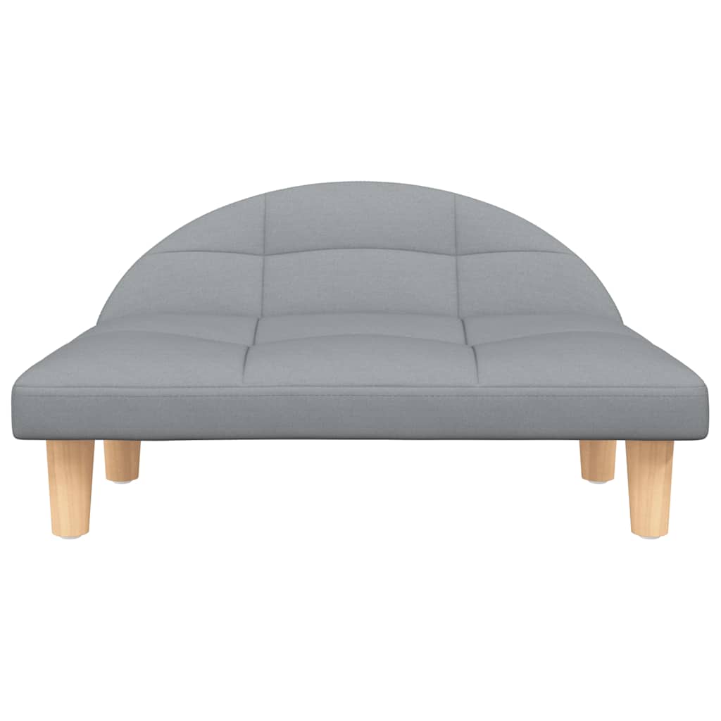 Comodo divano letto per cani leggero 70 x 52 x 30 cm tessuto grigio 02_0043118