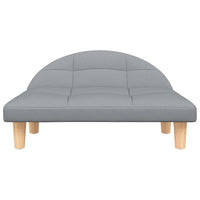 Comodo divano letto per cani leggero 70 x 52 x 30 cm tessuto grigio 02_0043118