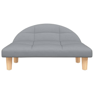 Comodo divano letto per cani leggero 70 x 52 x 30 cm tessuto grigio 02_0043118