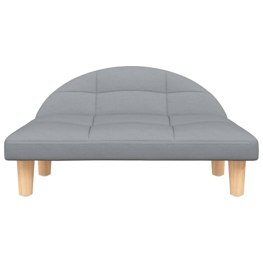 Comodo divano letto per cani leggero 70 x 52 x 30 cm tessuto grigio 02_0043118