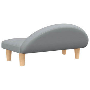 Comodo divano letto per cani leggero 70 x 52 x 30 cm tessuto grigio 02_0043118